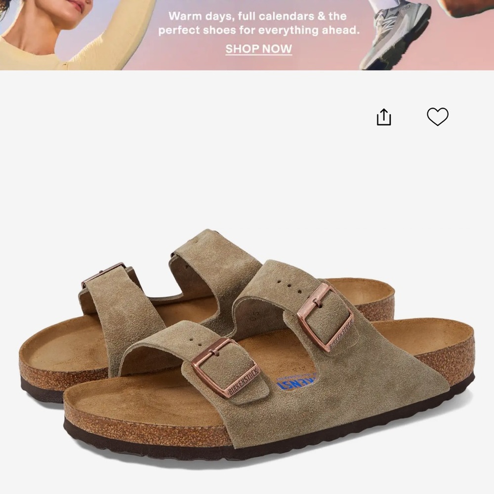 Birkenstock Arizona Soft Footbed - Suede size 39